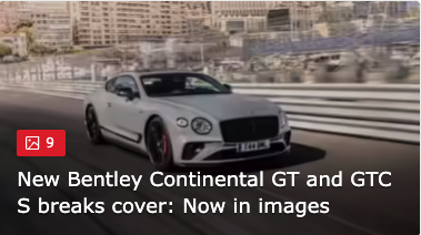 Bentley Continental GT slideshow